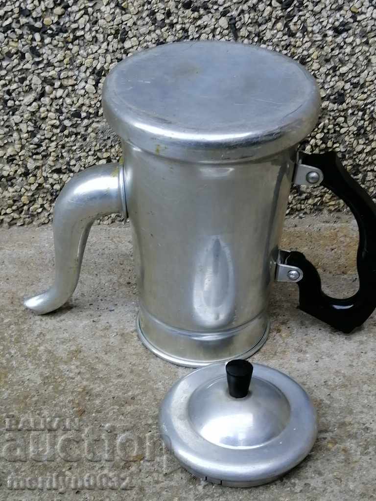 Delivery of Aluminum teapot USSR coffee beaker samant vintage