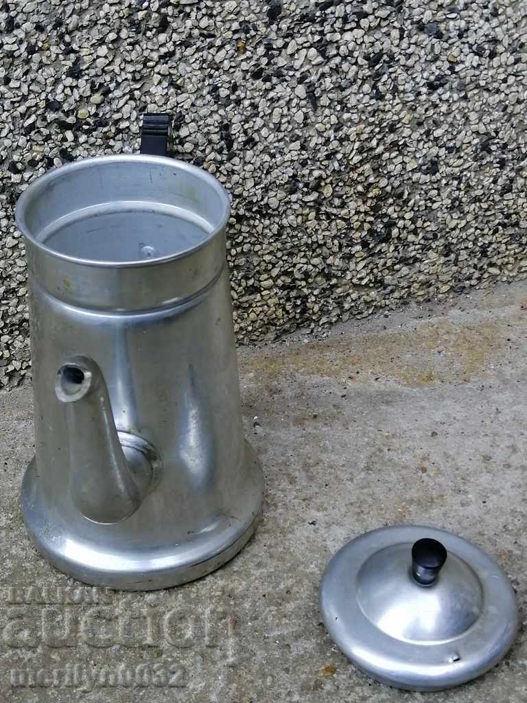 Aluminum teapot USSR coffee beaker samant vintage - 6