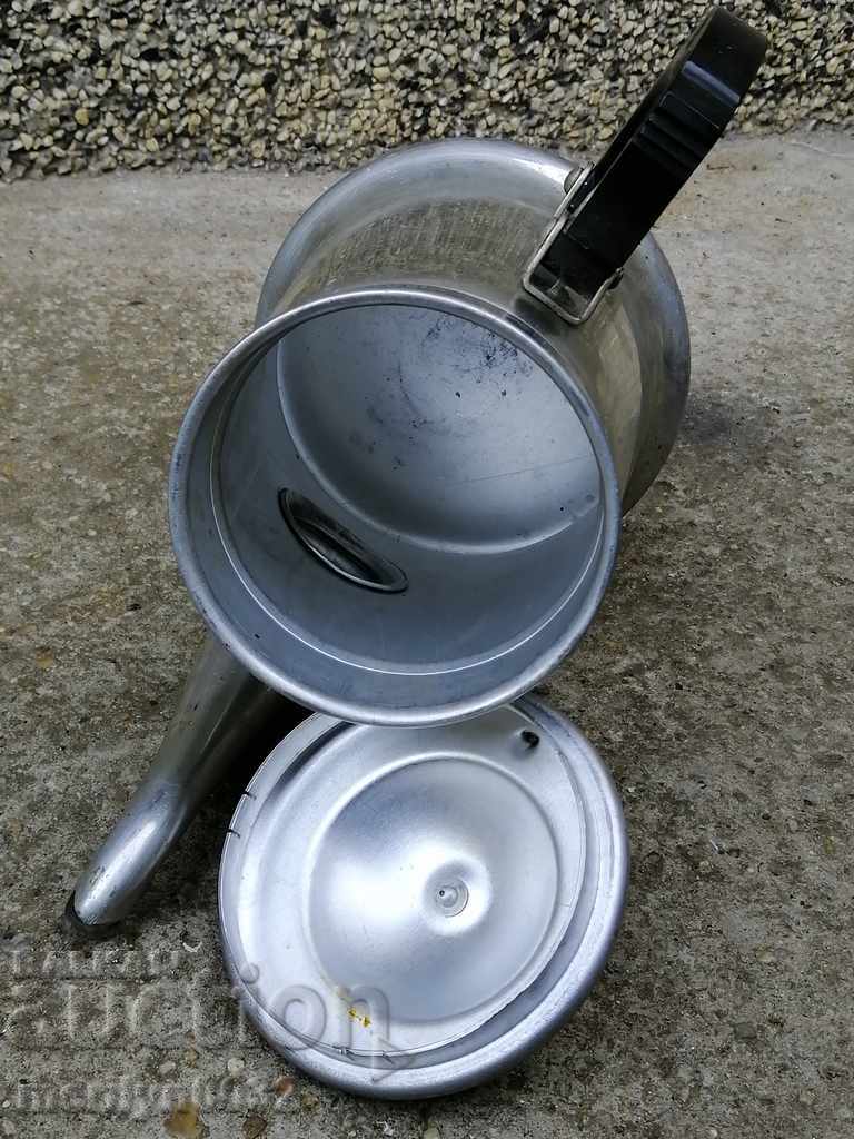 Aluminum teapot USSR coffee beaker samant vintage - 7