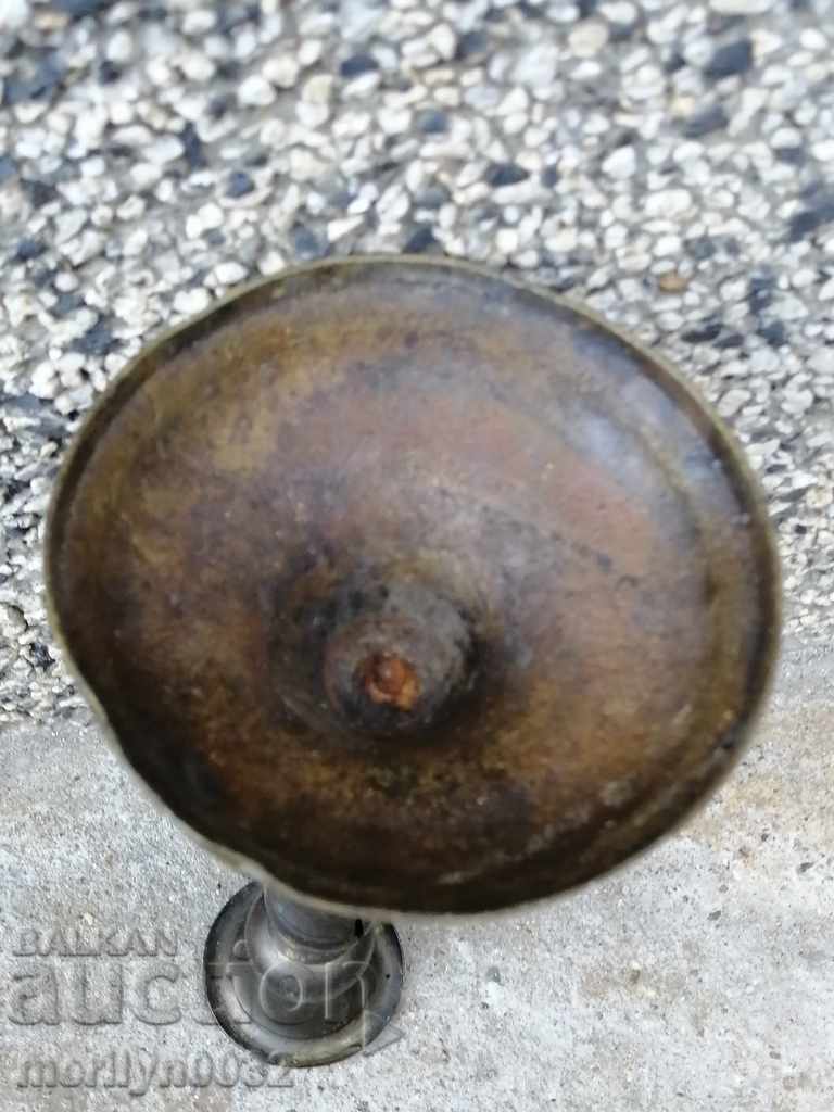 Old brass candlestick candle lamp - 5 Old brass candlestick candle lamp - 5