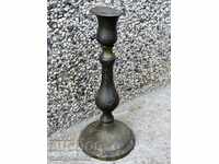 Old brass candlestick candle lamp