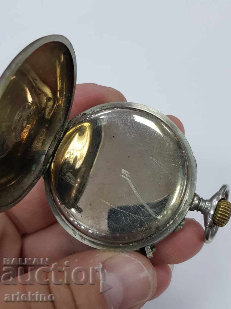 Rare Swiss pocket watch LONGINES with railway locomotive - 6 Rare Swiss pocket watch LONGINES with railway locomotive - 6