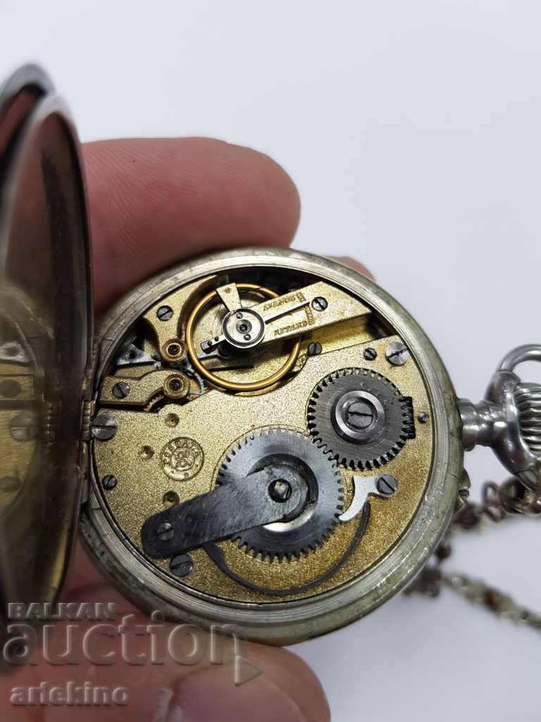 Rare interesting pocket watch POSTALA with shuttle - 7 Rare interesting pocket watch POSTALA with shuttle - 7
