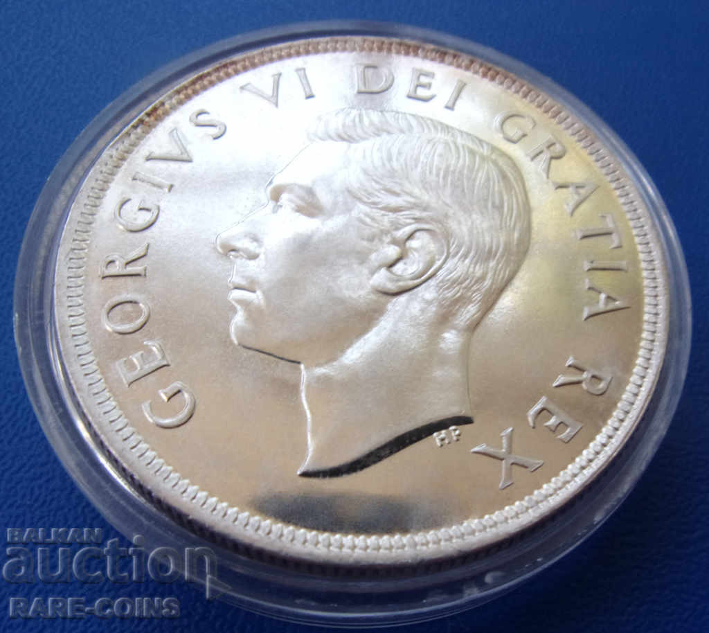 Καναδάς 1 δολάριο 1949 UNC Σπάνιο πρωτότυπο με τιμή € 33.23 | 64.99 BGN