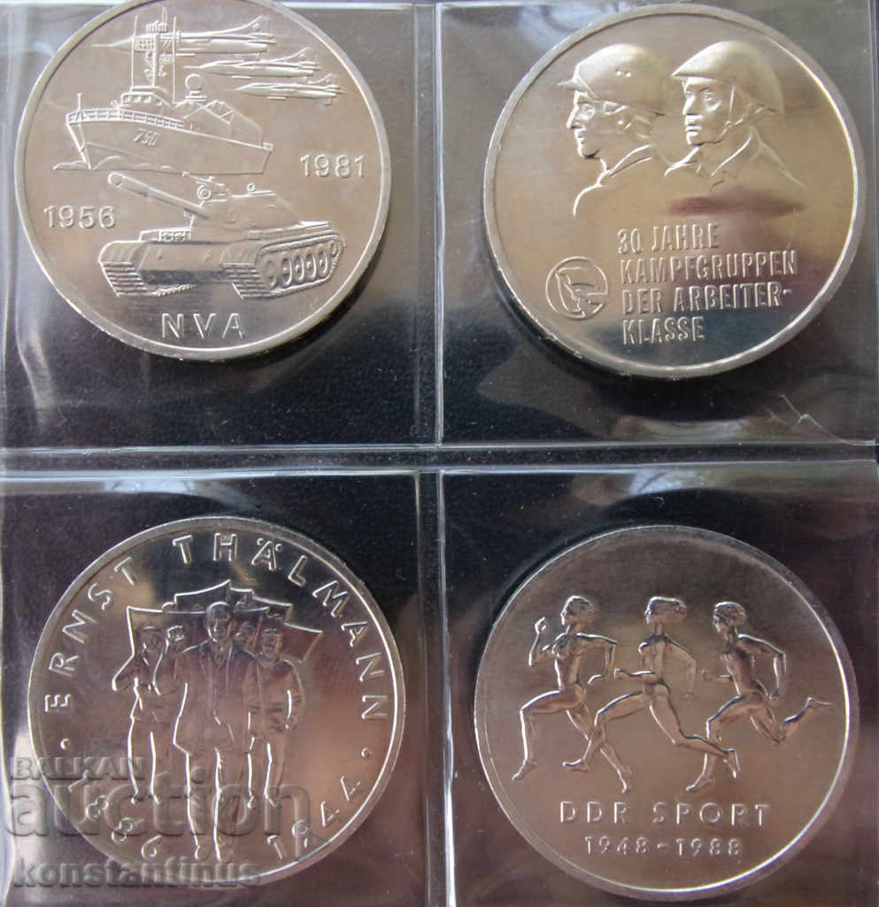 Livrarea GDR 12 x 10 Mark 1972-1990 UNC Rare