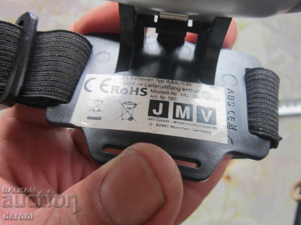 Auction  Great flashlight JMV headlamp