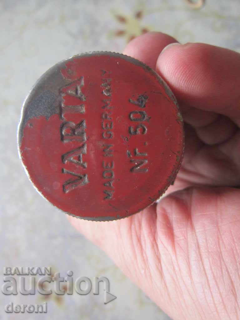 Auction German army lantern flashlight Varta Auction German army lantern flashlight Varta