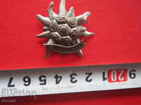 Large Tyrolean hunting badge badge Edelweiss