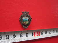 Silver hunting badge badge