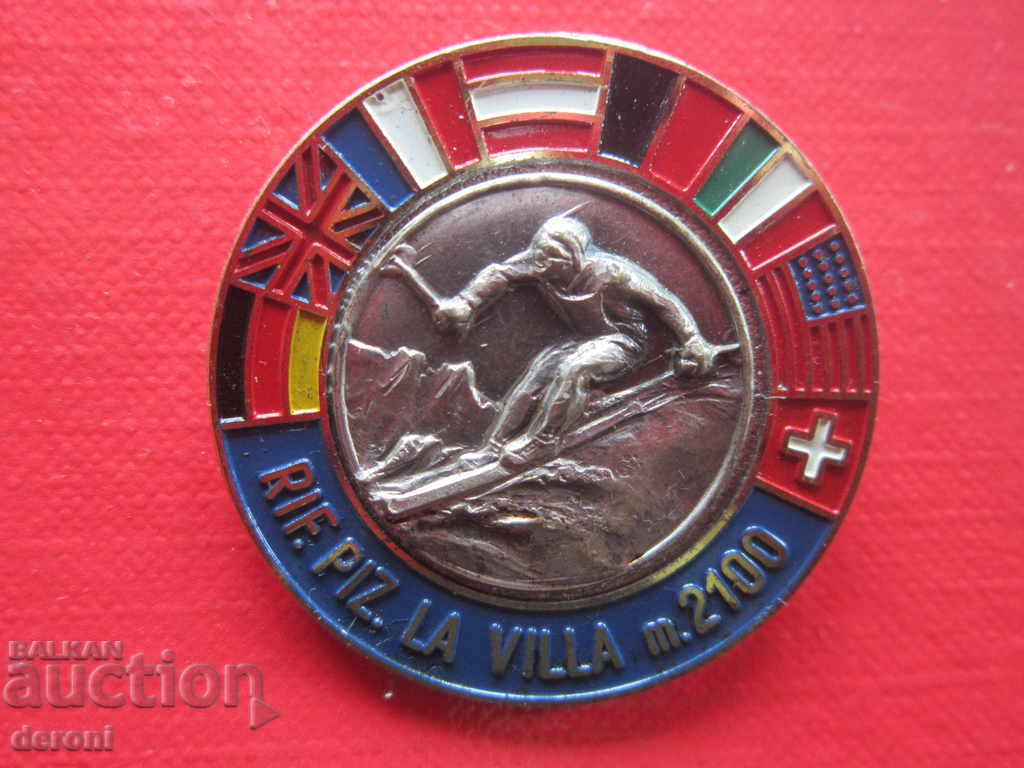 Auction Unique large badge Labor Milano enamel badge Auction Unique large badge Labor Milano enamel badge