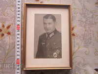 Poză veche ofițer german Poză generală