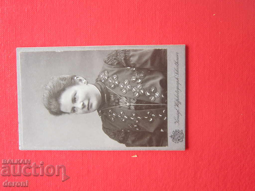 Auction Old picture on thick cardboard 2 Auction Old picture on thick cardboard 2