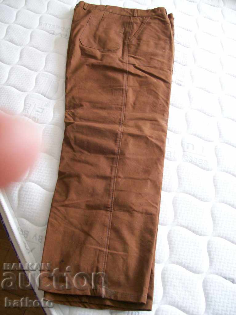 Work trousers with social lining