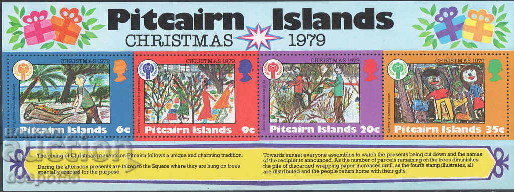 1979 Insulele Pitcairn. Crăciun - Ziua Internațională a Copilului. bloc