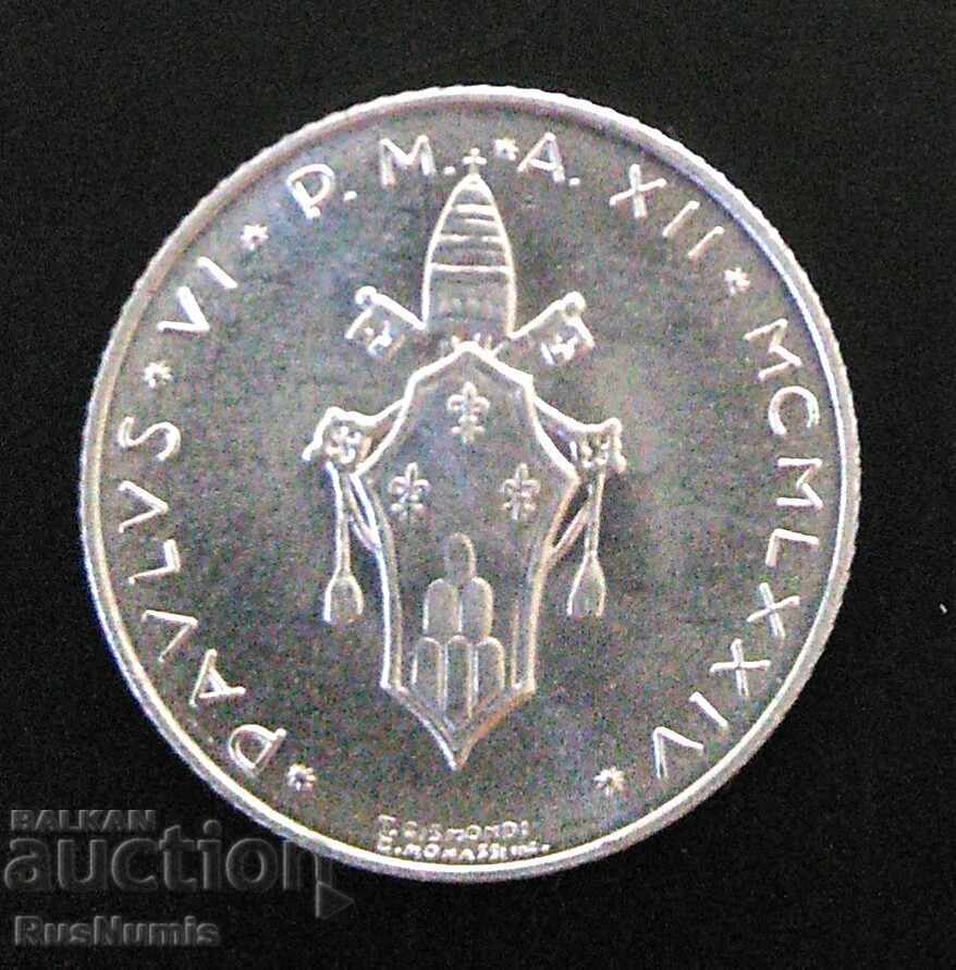 Βατικάνο. 2 λίβρες 1974 UNC. με τιμή 9.00 BGN | € 4.60 Βατικάνο. 2 λίβρες 1974 UNC. με τιμή 9.00 BGN | € 4.60
