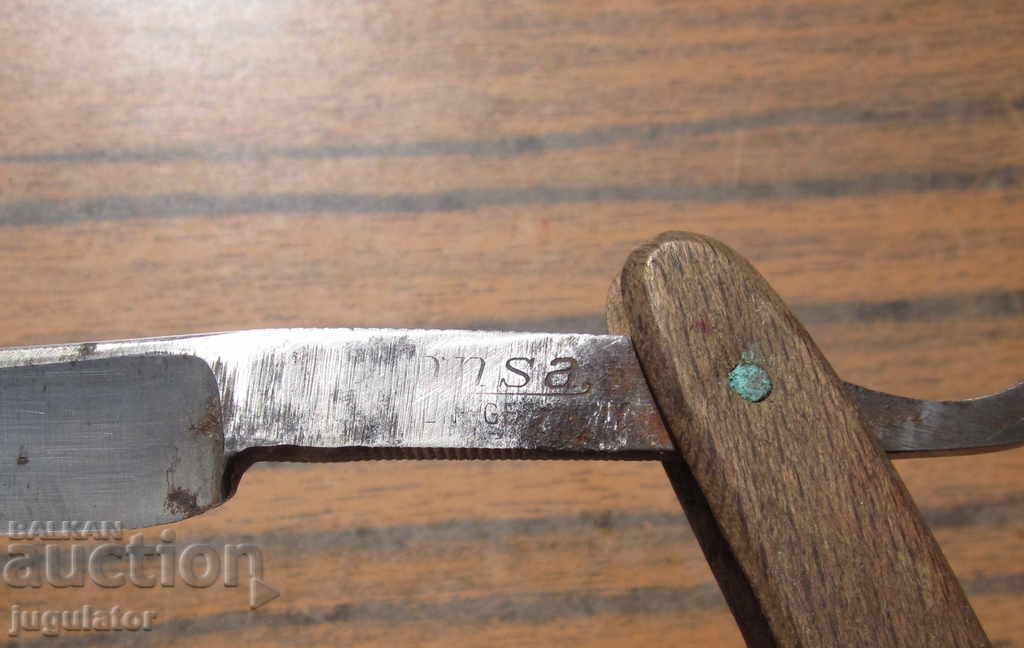 παλιό γερμανικό ξυράφι solingen BONSA solingen - 5