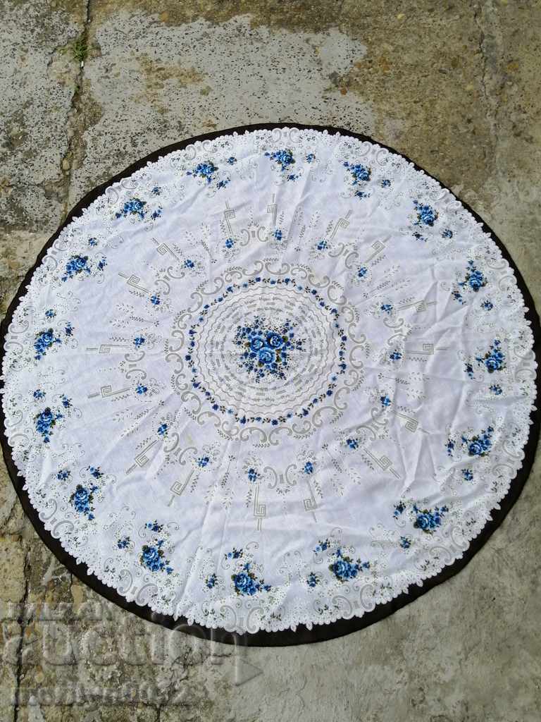 Old tablecloth, doily, checkered, towel