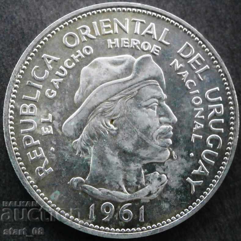 Ουρουγουάη 10 πέσος 1961