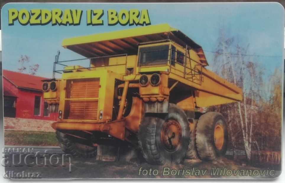 Φορτηγό εξόρυξης μαγνητών DIRT - πόλη Bor / Σερβία