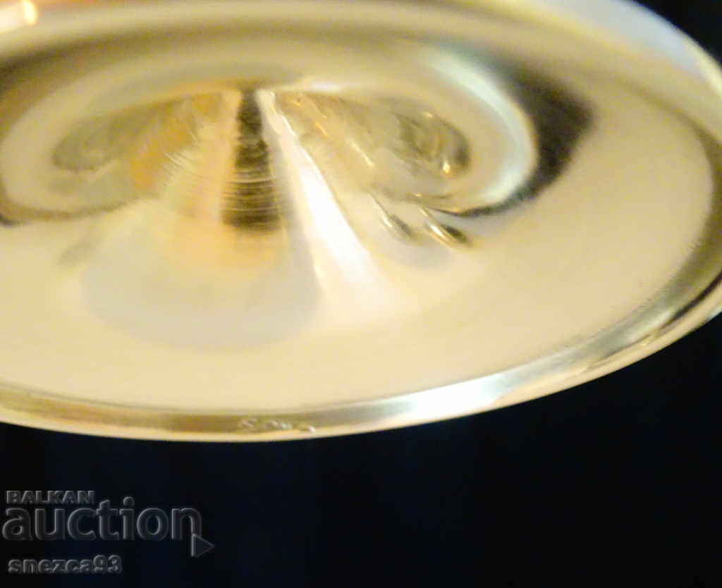 English goblet, wine glass, bronze - 6 English goblet, wine glass, bronze - 6