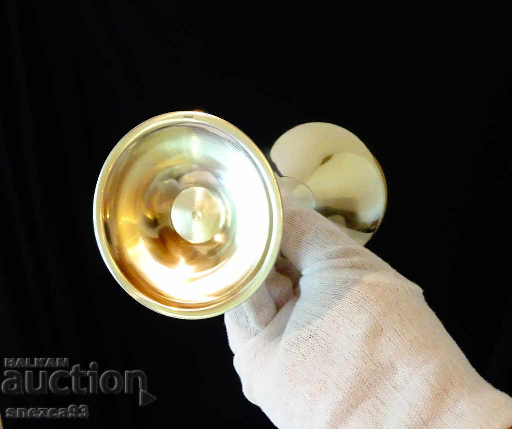 Auction Bronze goblet, wine glass, wedding, anniversary Auction Bronze goblet, wine glass, wedding, anniversary