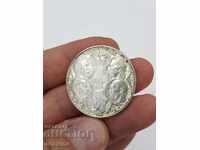 Колекционна сребърна гръцка монета 30 драхми 1863-1963