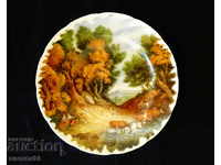 Author's plate, plateau, panel, Chinese porcelain.