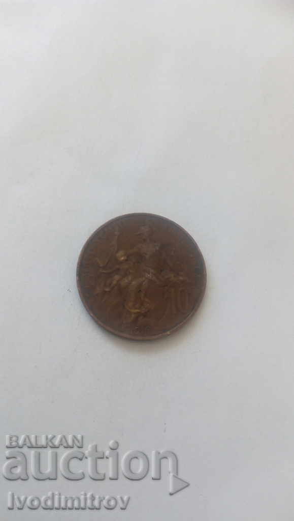 Γαλλία 10 σεντς 1916