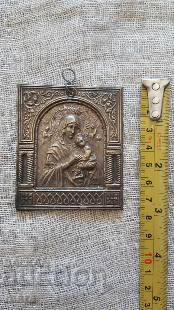 Стара посребрена иконка с цена 80.00 лв. | € 40.90 Стара посребрена иконка с цена 80.00 лв. | € 40.90