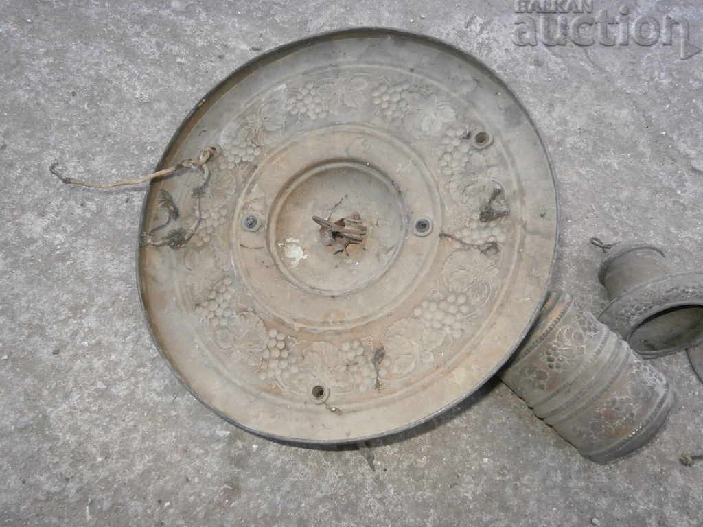 Παλιός πολυέλαιος από σκιά φωτιστικού στις αρχές του 20ου αιώνα - 6 Παλιός πολυέλαιος από σκιά φωτιστικού στις αρχές του 20ου αιώνα - 6