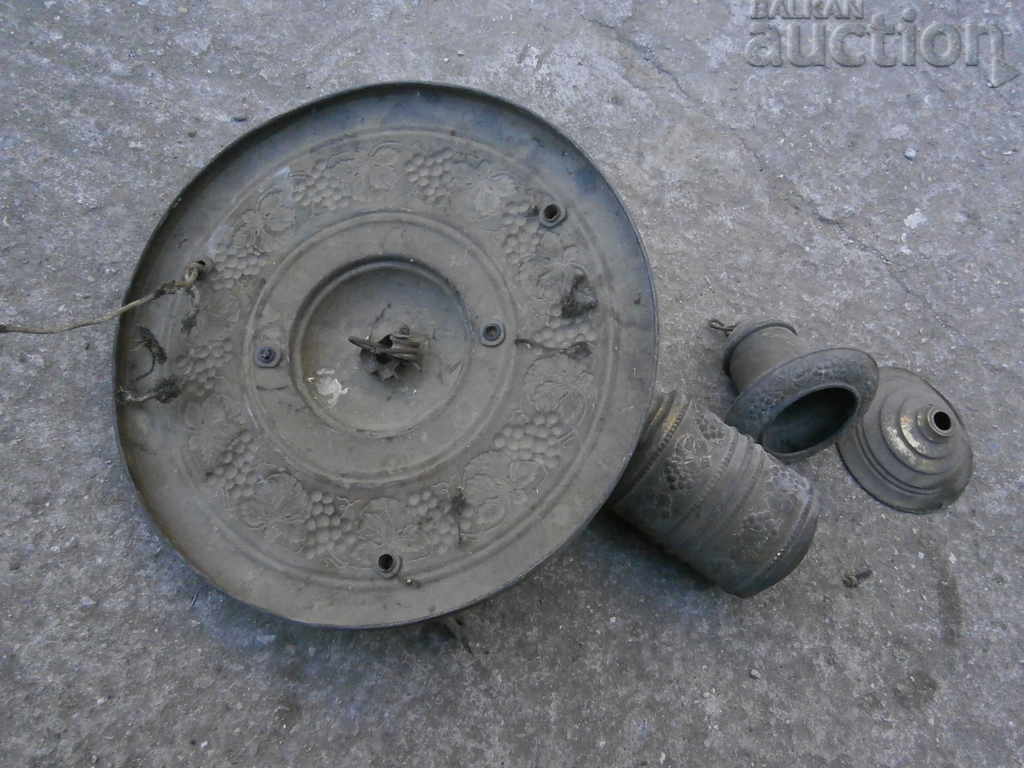 Παλιός πολυέλαιος από σκιά φωτιστικού στις αρχές του 20ου αιώνα - 7 Παλιός πολυέλαιος από σκιά φωτιστικού στις αρχές του 20ου αιώνα - 7