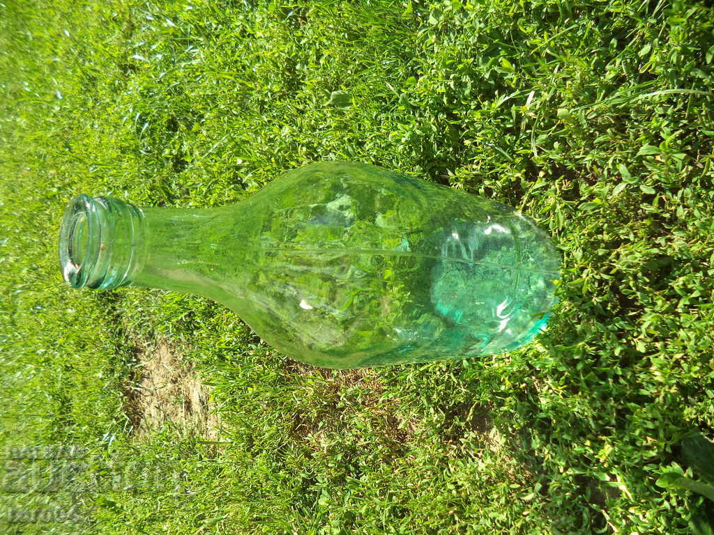 LARGE OLD GLASS BOTTLE - DAMADJANA with price 19.99 BGN | € 10.22 LARGE OLD GLASS BOTTLE - DAMADJANA with price 19.99 BGN | € 10.22