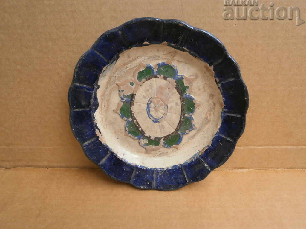 старинна възрожденска керамична чиния