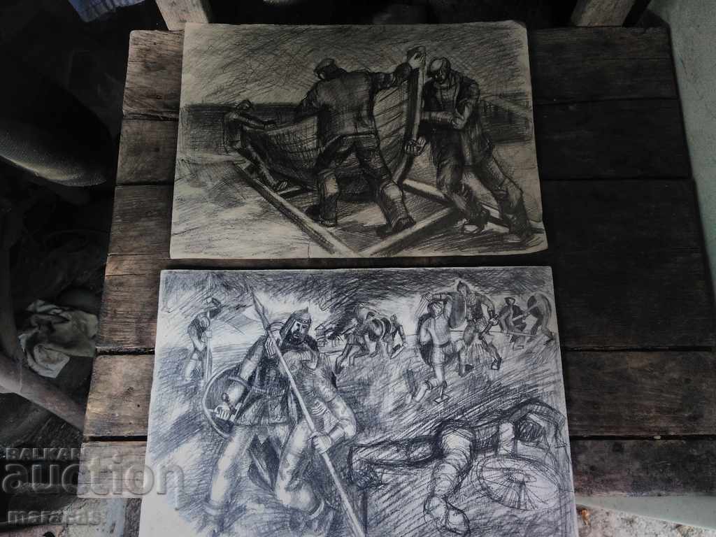 Auction Pencil drawings Auction Pencil drawings