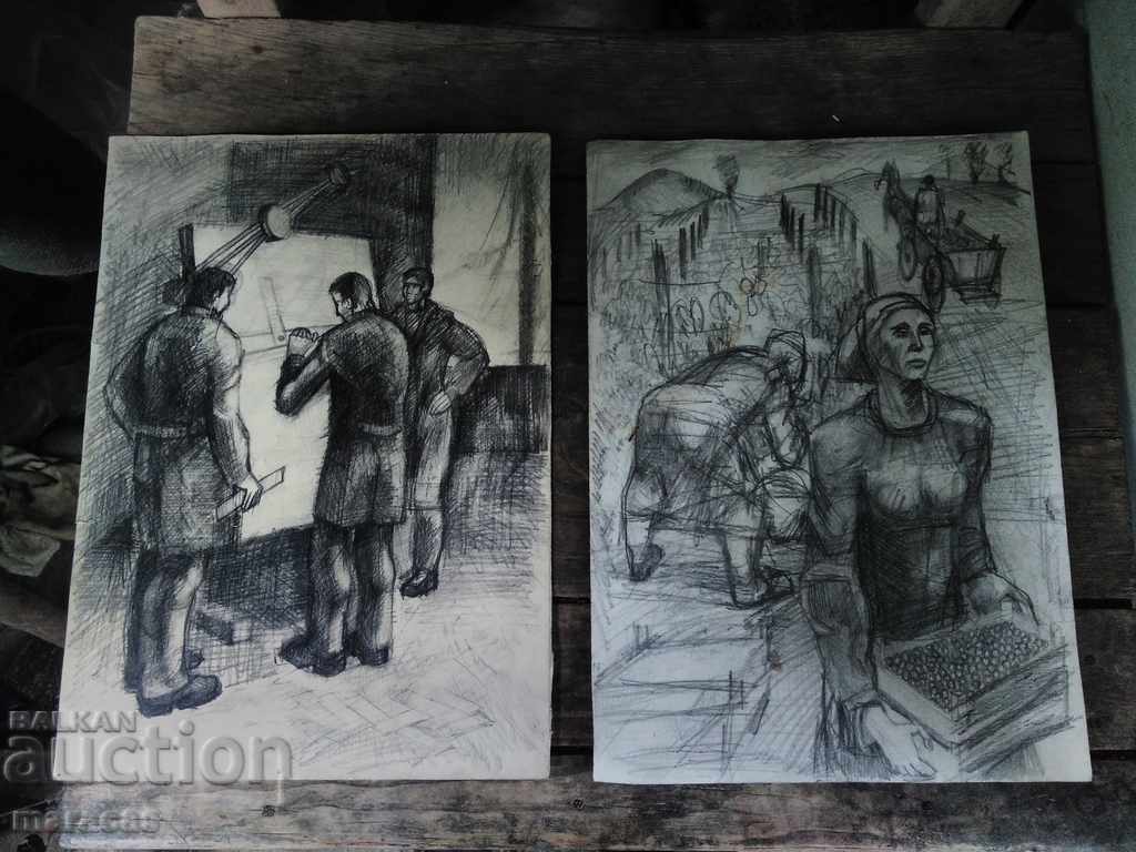 Pencil drawings - 5 Pencil drawings - 5