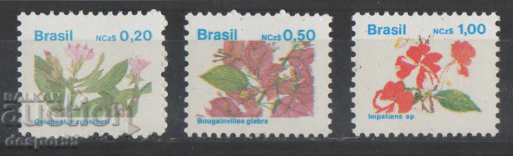 1989. Бразилия. Цветя. Експресни марки.