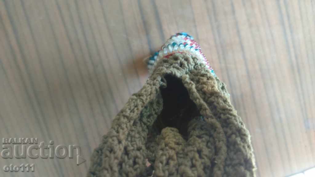 OLD PUNGIA, BAG WITH BEADS - 5 OLD PUNGIA, BAG WITH BEADS - 5