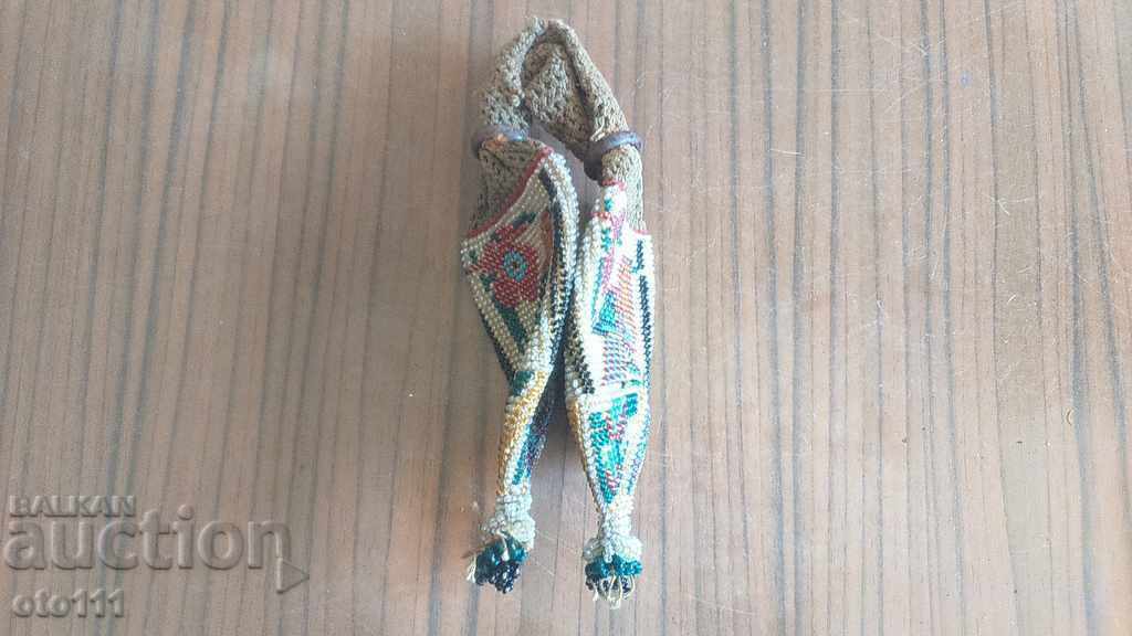 OLD PUNGIA, BAG WITH BEADS - 6 OLD PUNGIA, BAG WITH BEADS - 6
