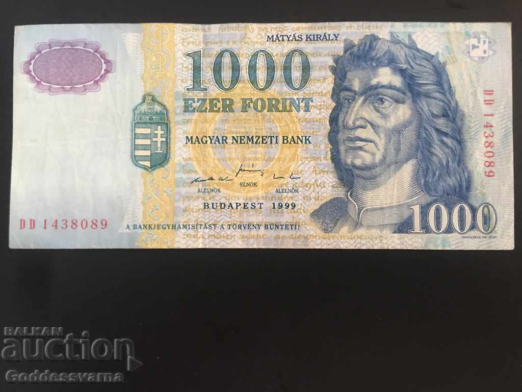 Ουγγαρία 1000 Forint 1998 Διαλέξτε 180 Ref 8089