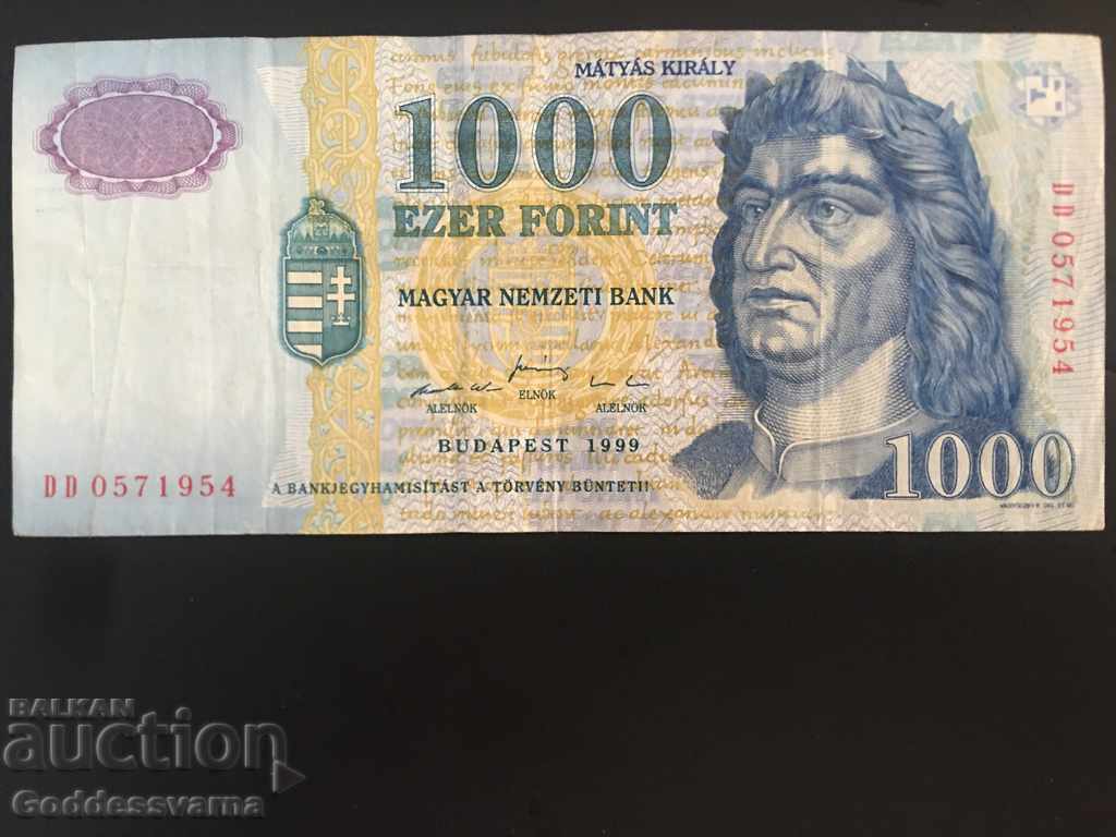 Ungaria 1000 Forint 199 Pick 180 Ref 1954