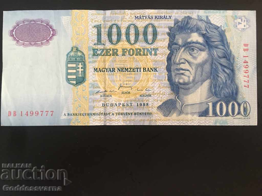 Ungaria 1000 Forint 1998 Pick 180 Ref 9777
