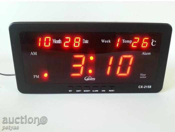 Auction Caixing Electronic Clock: CX-2158 with huge figures Auction Caixing Electronic Clock: CX-2158 with huge figures