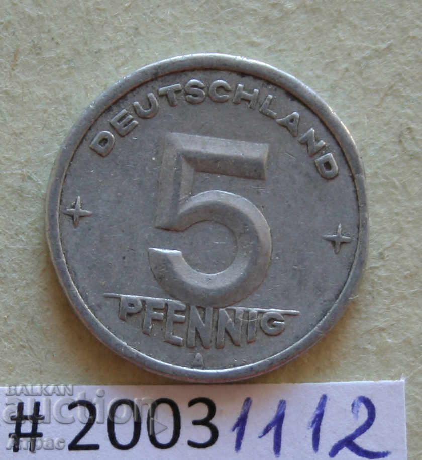 5 пфениг 1948   ГДР