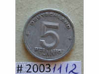 5 pfennig 1948 GDR