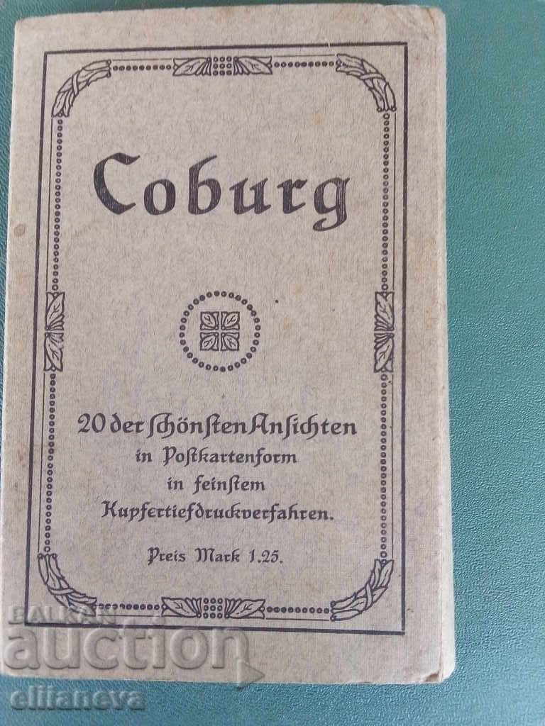 Lot de 20 de cărți poștale Palatul Coburg al Regelui Ferdinand