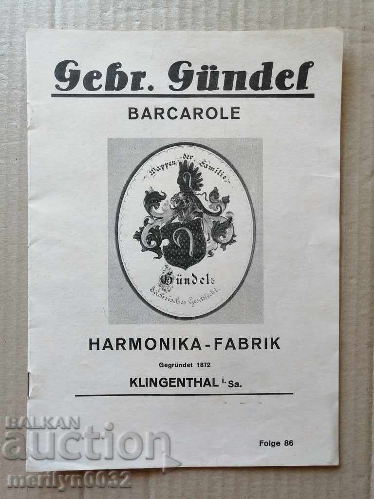 Old Bulgarian catalog for accordions brochure magazine book - 7 Old Bulgarian catalog for accordions brochure magazine book - 7