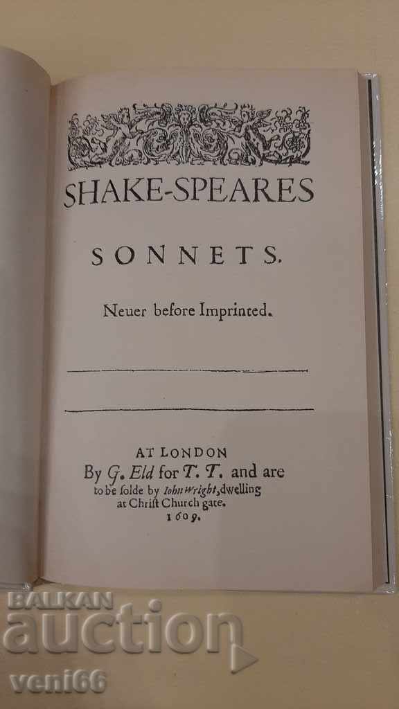 Auction William Shakespeare - Sonnets Auction William Shakespeare - Sonnets