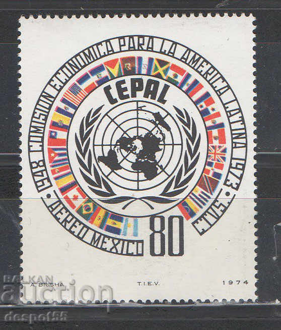 1974. Mexico. United Nations Economic Commission for Latvia. America.
