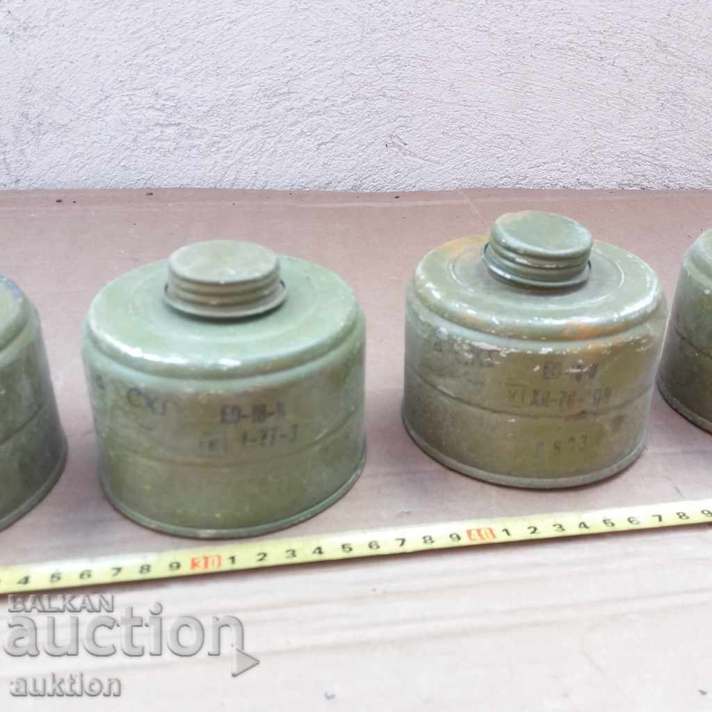 Licitație LOT DE 4 RESPIRATORI, FILTRE DE GAZ RUSE Licitație LOT DE 4 RESPIRATORI, FILTRE DE GAZ RUSE