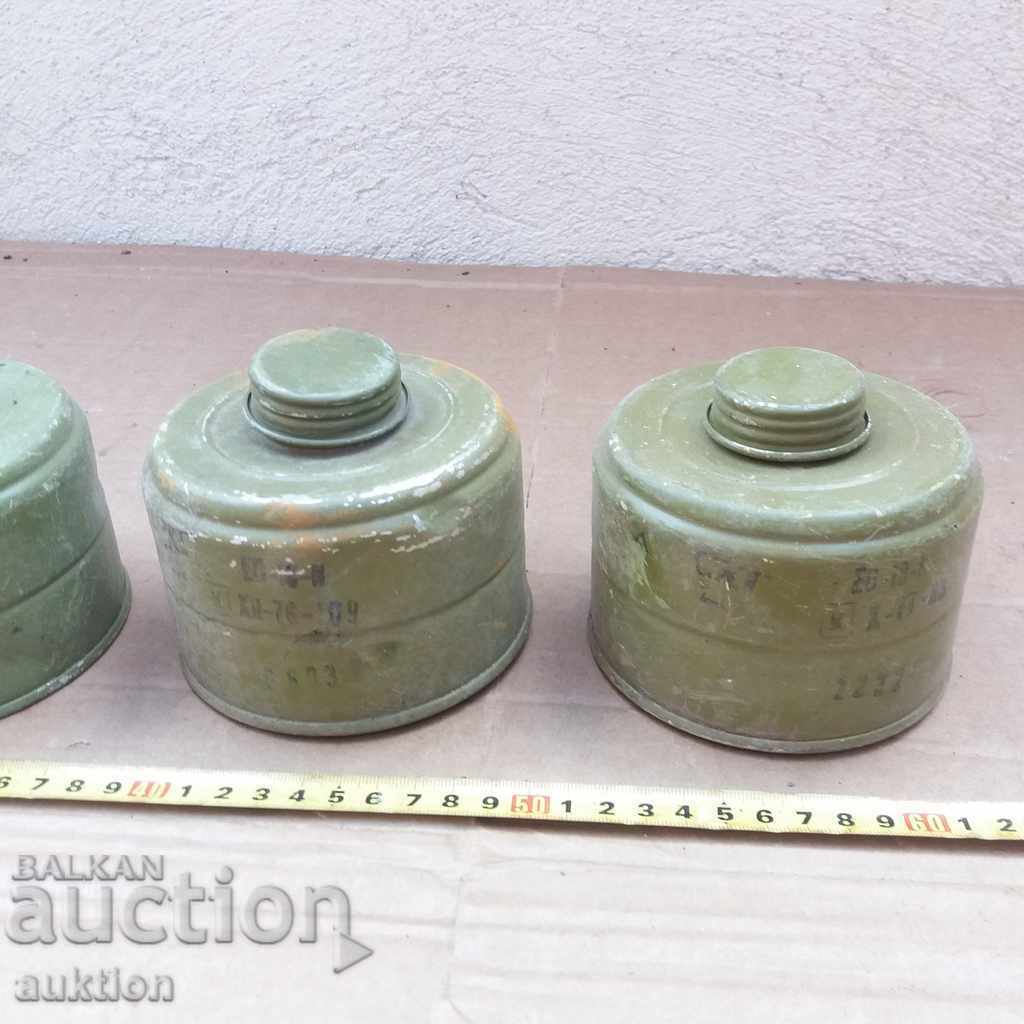 Livrarea LOT DE 4 RESPIRATORI, FILTRE DE GAZ RUSE Livrarea LOT DE 4 RESPIRATORI, FILTRE DE GAZ RUSE